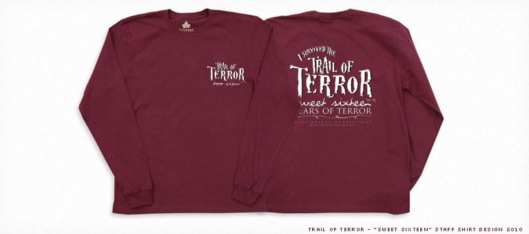 Trail of Terror 2012 Staff Shirt